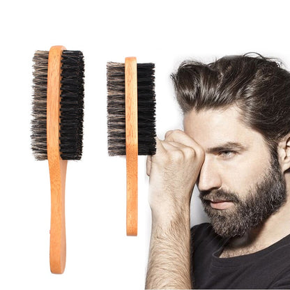 Beard Brush Boar Bristles Beard Grooming Brush