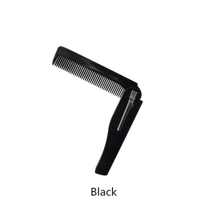 Fashion Anti Static Wooden Black Beard Comb Wood