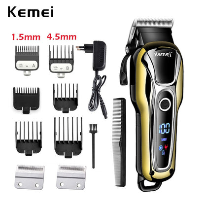 Professional hair clipper rechargeable hair trimmer