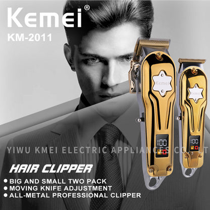 Metal Hair Trimmer Adjustable Electric Hair Clipper