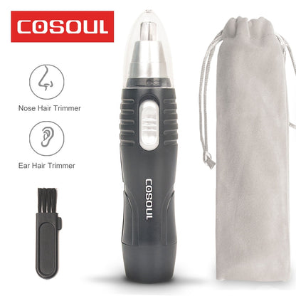 Nose Hair Trimmer Electric Removal Dual-blade Clipper