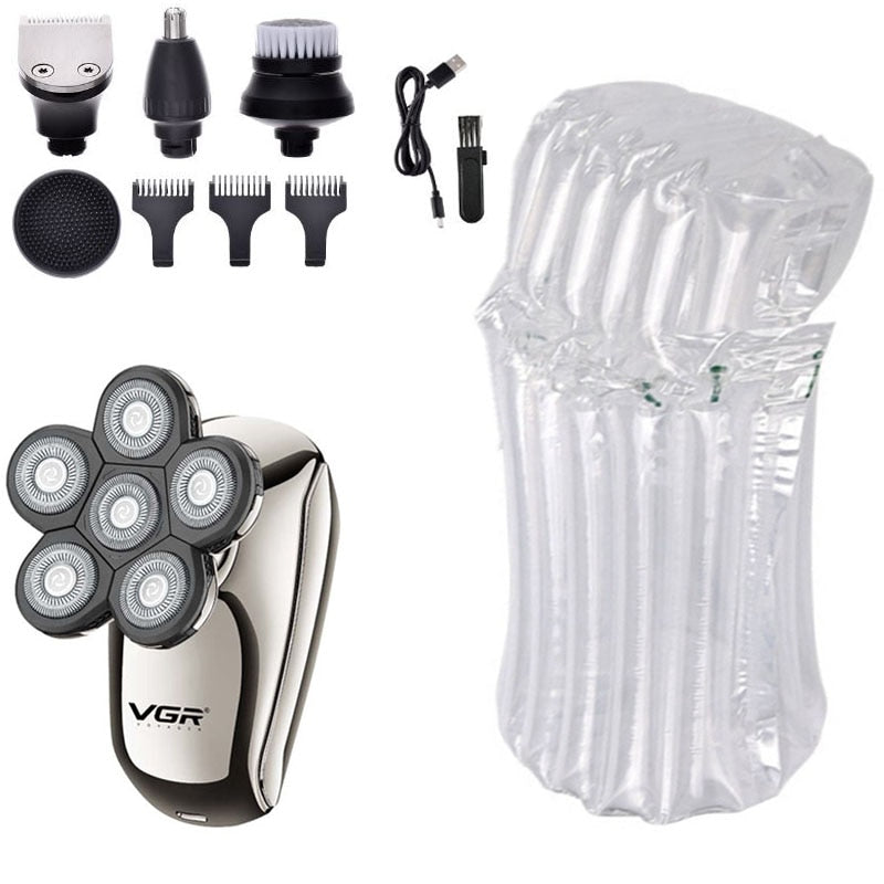 All in one wet dry electric shaver for men