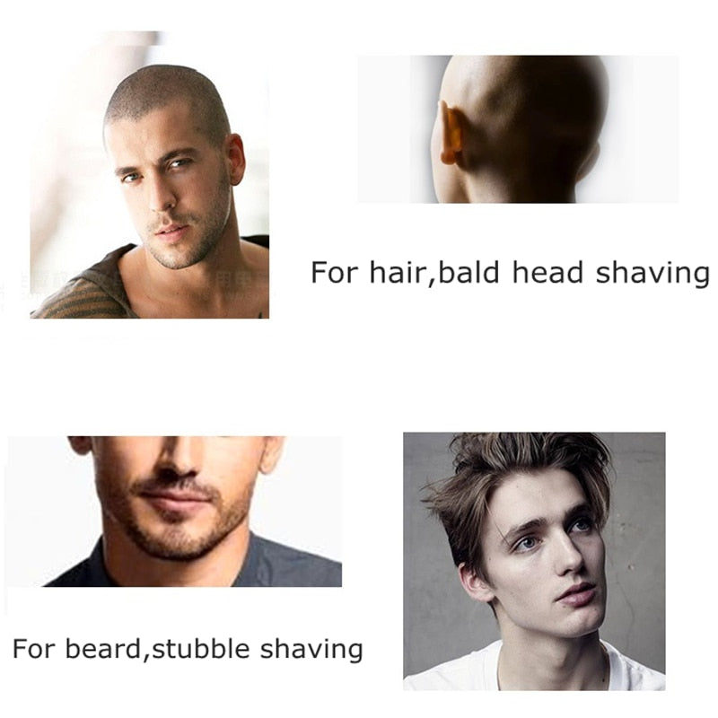 Powerful Barber Pro Electric Shaver For Men Hair Beard Electric Razor