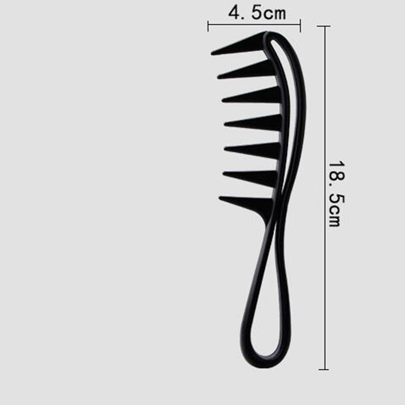 Handle Grip Large Tooth Detangling Curly Hair Comb