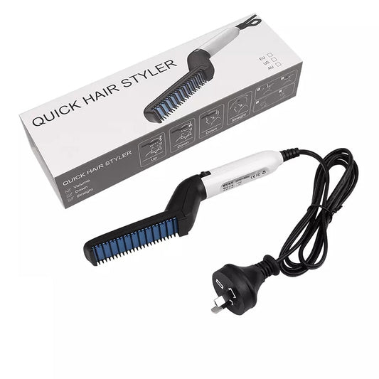 Beard Straightener For Men Heating Comb