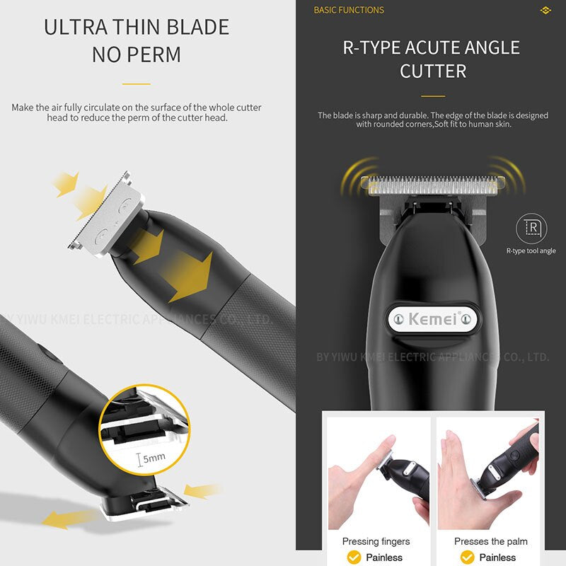 Electric hair trimmer professional