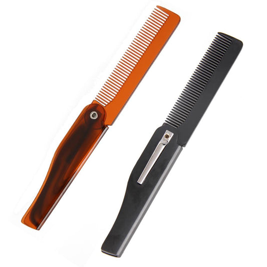 Design Foldable Hair Comb Pocket Clip Hair