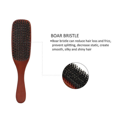 Natural Boar Bristle Beard Brush Men Facial