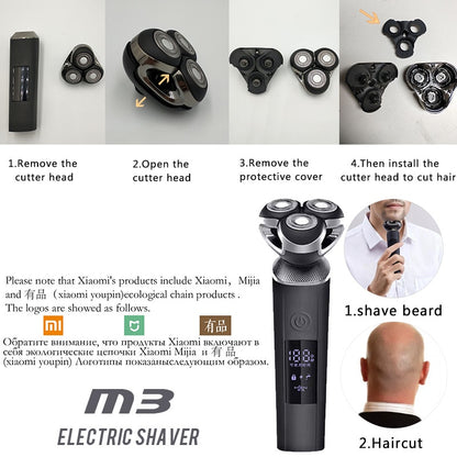 Men Beard Trimmer Hair Clipper Can