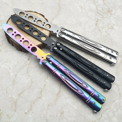 1pcs Foldable Comb Stainless Steel Practice Training