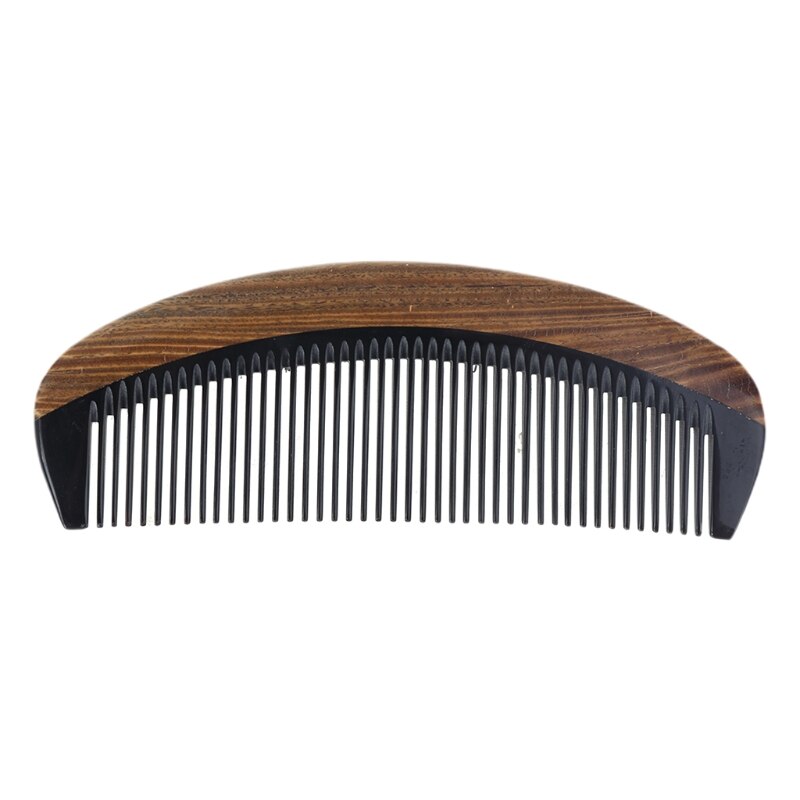 Natural Green Sandalwood Ox Horn Wood Comb