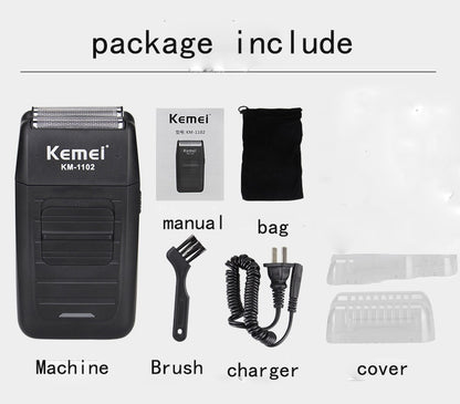 KM-1102 Rechargeable Cordless Shaver