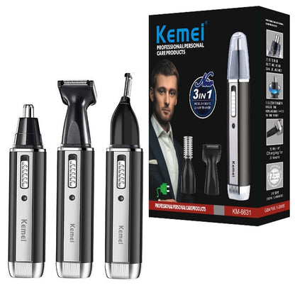 Original Kemei Rechargeable Nose Trimmer Beard Trimer Hair Trimmer