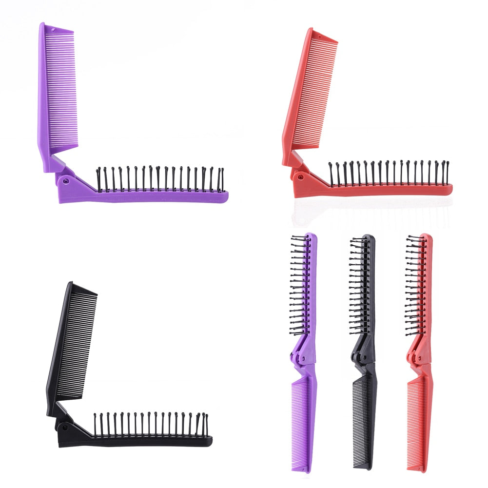 Portable Pocket Oil Hair Comb Folding Combs