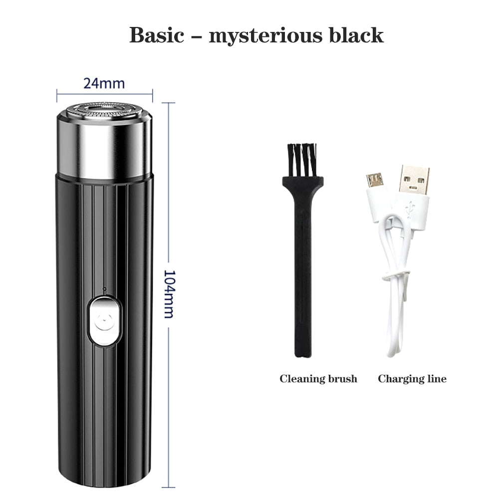 Portable Electric Shaver For Men Mini Razor USB