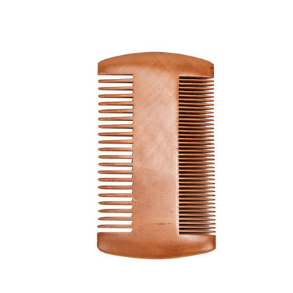 Fashion Anti Static Wooden Black Beard Comb Wood