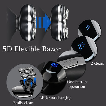 Electric Razor Waterproof Fast Charging