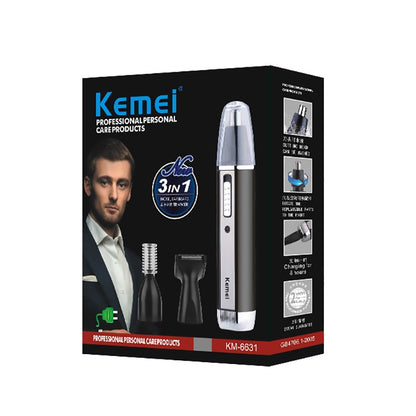 Special Offer Kemei Rechargeable 4-in-1 Trimmer Nose Beard Eyebrow Ear