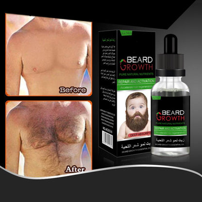 Special Offer Men Beard Growth Oil Accelerate Facial Hair Thicker