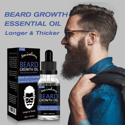 Growth Beard Oil Grow Beard Thicker & More Full Thicken