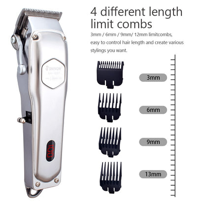 Professional Barber Hair Clipper Rechargeable