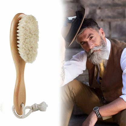 Natural Soft Goat Bristle Hair Sweeping Brush