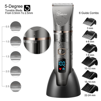 Professional Hair Clipper Waterproof Hair Trimmer