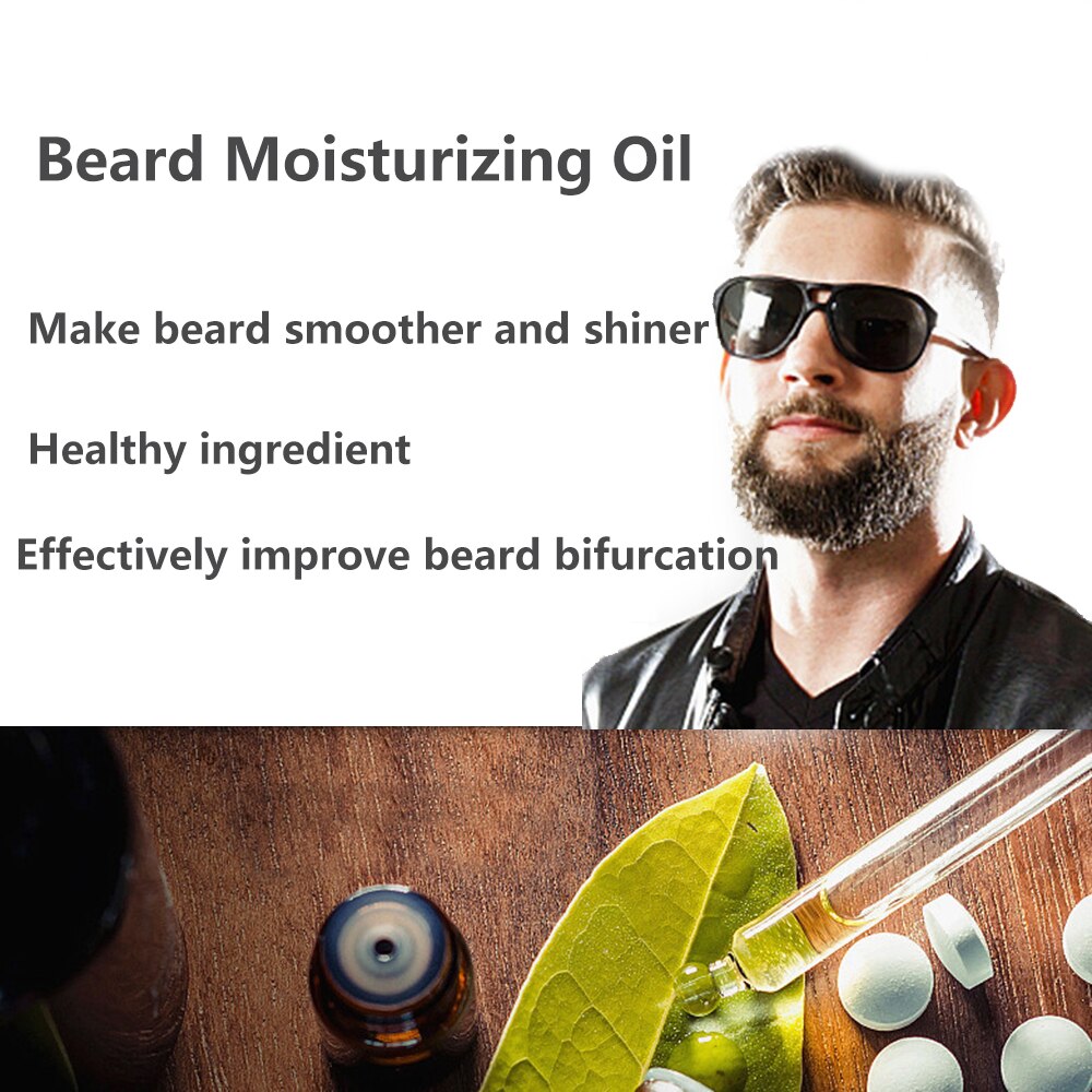 30ml Man Beard Moisturizing Oil Soften Hair Growth