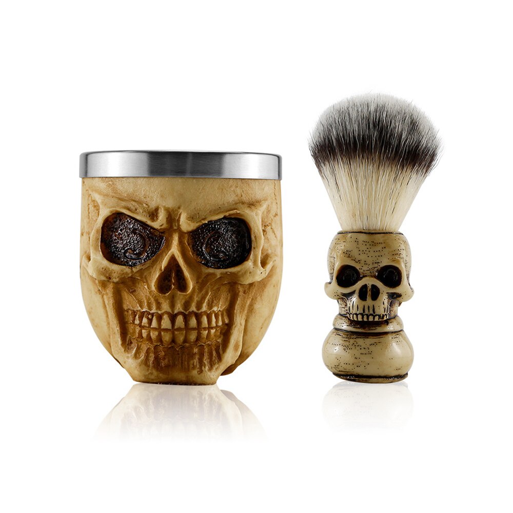 Beard Face Shaving Brush Soap Bowl Set