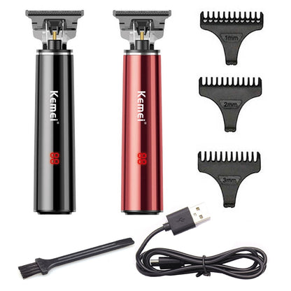 LCD display powerful kemei hair trimmer