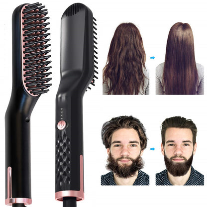 Beard Straightener Brush Multifunctional