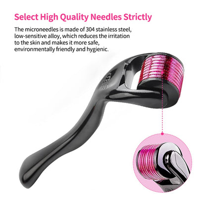 Micro Needle Roller Hair Regrowth Beard Growth