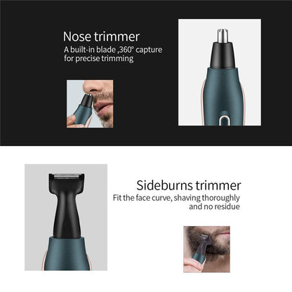 5 IN 1 Rechargeable Nose Ear Trimmer Clipper for Men