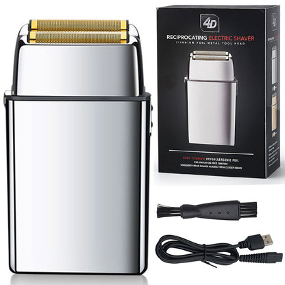 Cordless metal barber shop hair shaver