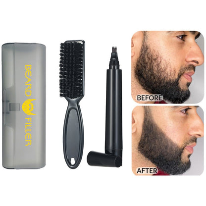 Portable Beard Filling Pen Eyebrow Hair Moustache