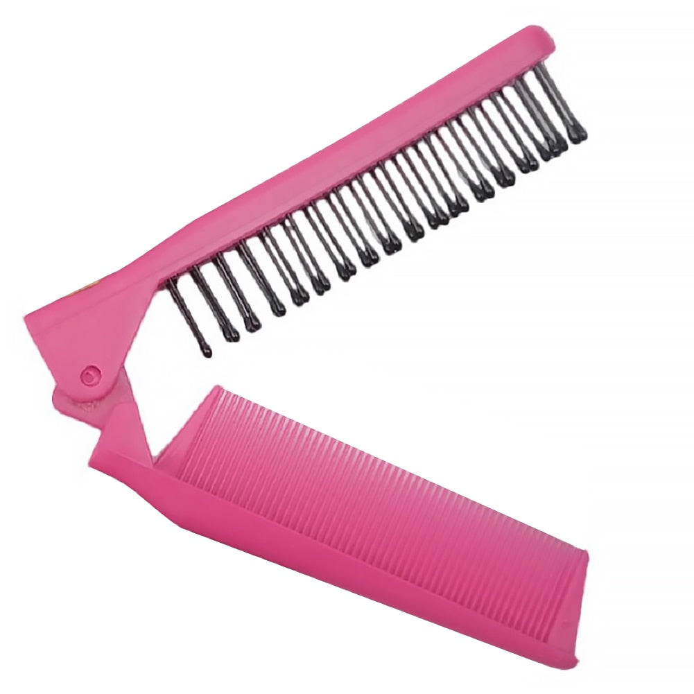 Folding Hair Comb Anti Static Plastic Foldable