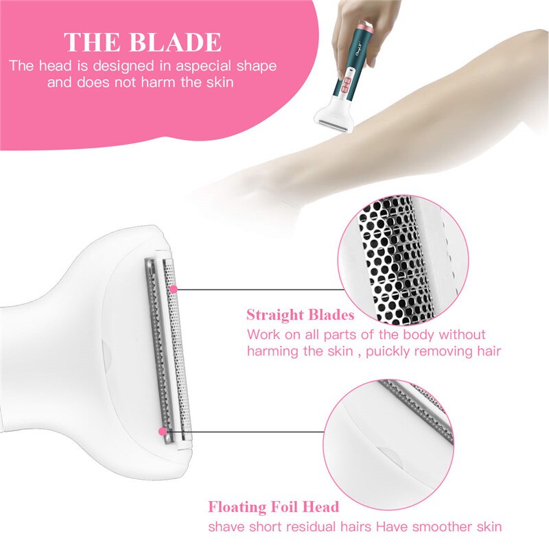 Electric Lady Shaver Painless Epilator Eyebrow