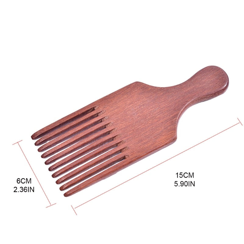 Beard Pick for Men- Wooden Comb