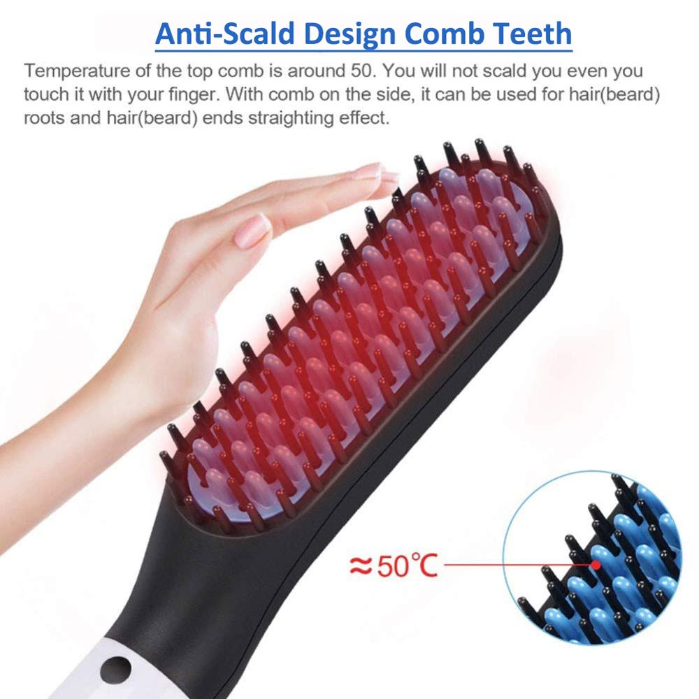 Best Seller Beard Straightener Mans Hair Flat Iron Fast Heated Beard Comb