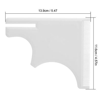 Men's Beard Combs Neck Hair Line Guide Shaping