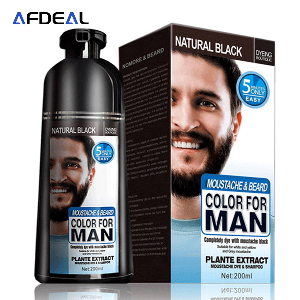 Men Beard Dying Removal White Gray Beard Hair