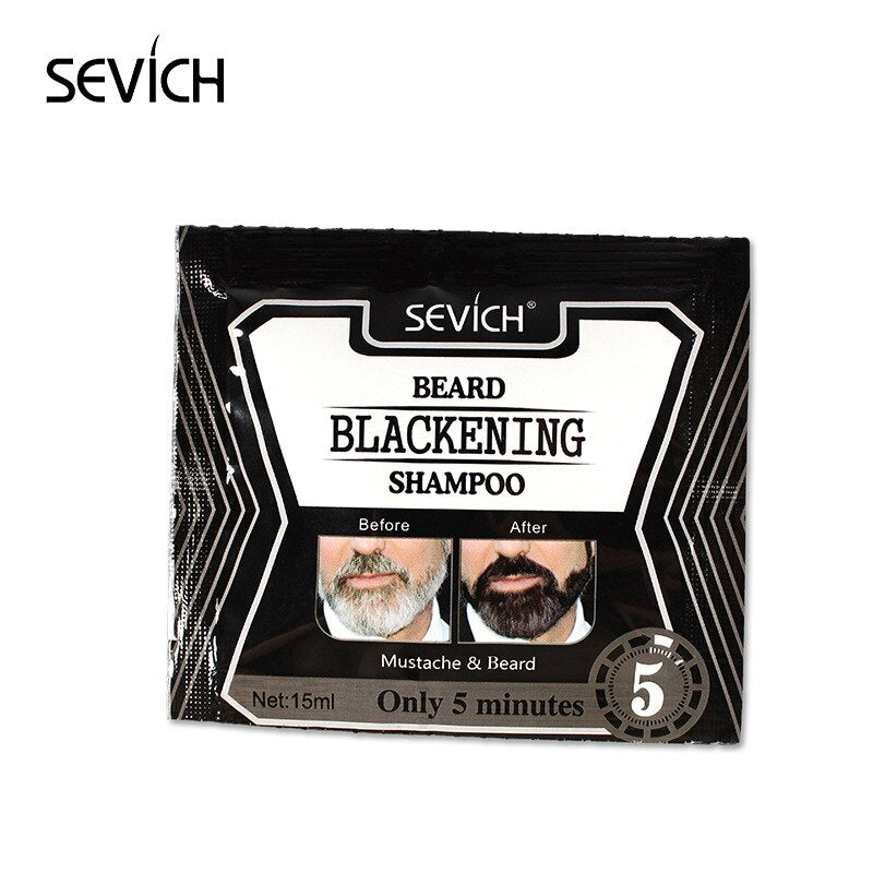 Blackening Beard Shampoo Dye Herb Natural Faster