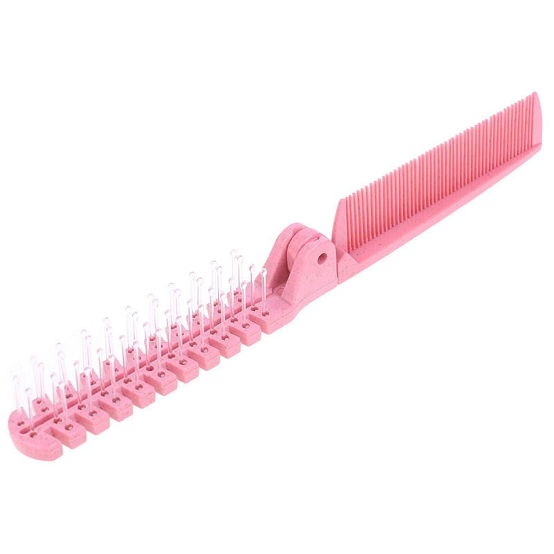 Portable Folding Pocket Combs For Men Oil Head