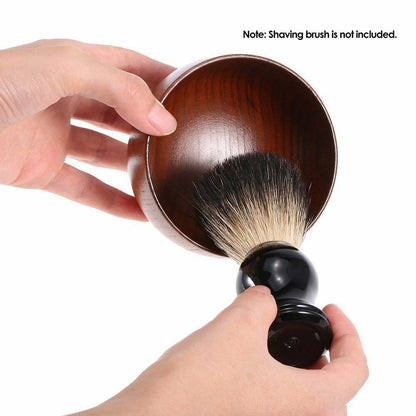 Wooden Beard Foam Bowl Safety Corrosion Resistant