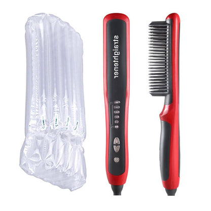 Multifunctional Hair Straightener Brush Men Beard