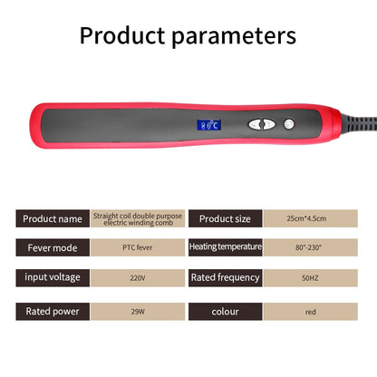 6 Modes Straightener Comb Hair Hairstyles and Tools