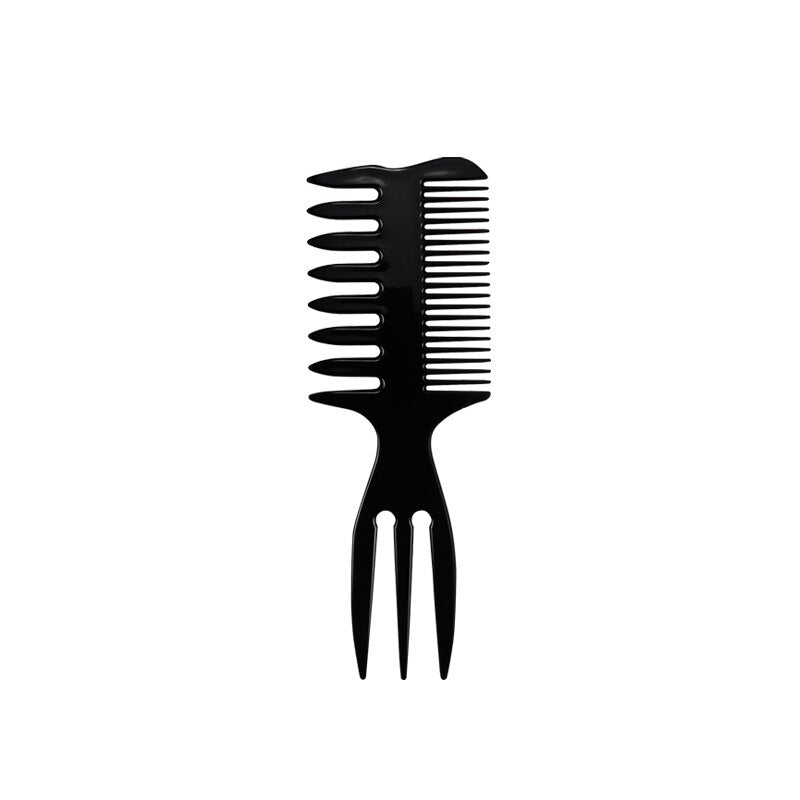 Men's handle oil-head comb Large-teeth tangled