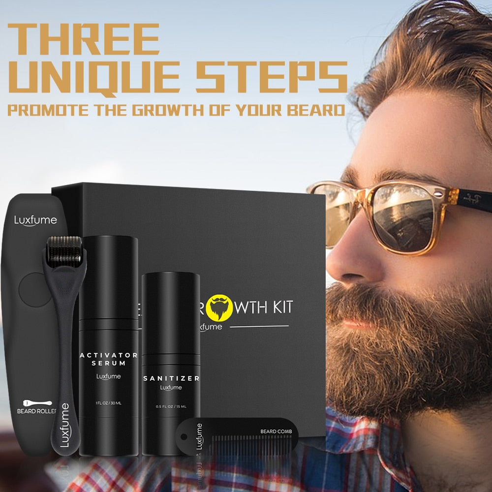 Beard Growth Kit Facial Hair Beard Rapid Growth