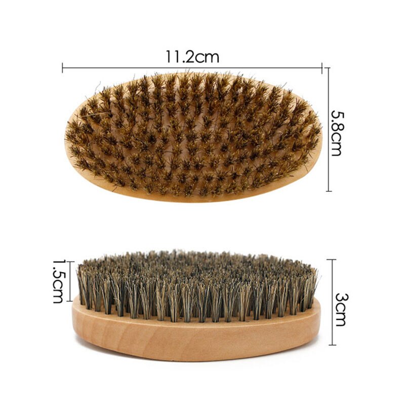 Natural Beard Comb Set Double Beard Oil Head