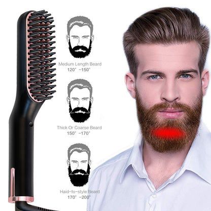 Hair Straightener Brush Beard Straightener Brush